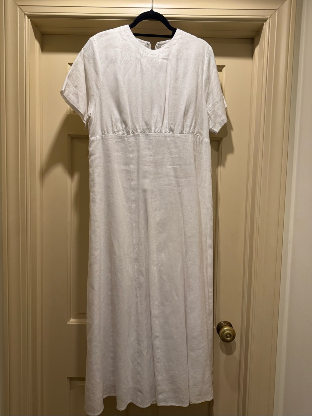 Diish White Linen Dress Size 12